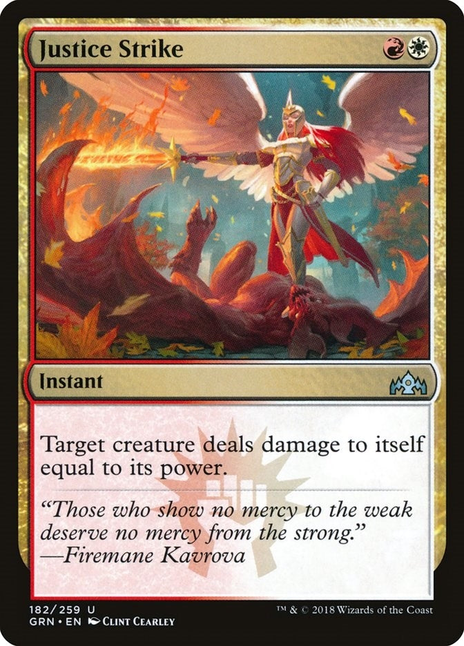 Image for Justice Strike (182) [Guilds of Ravnica]