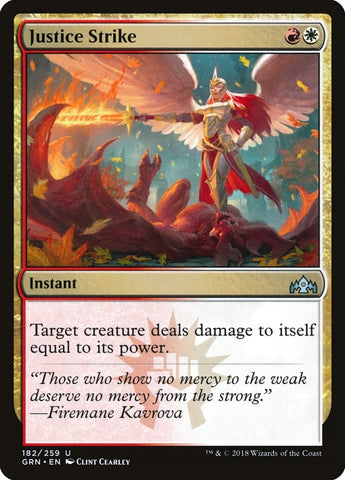 Image for Justice Strike (182) [Guilds of Ravnica]
