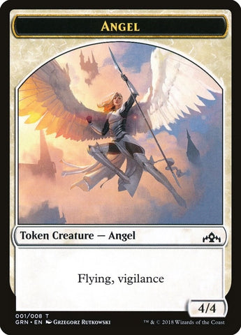 Image for Angel Token (1) [Guilds of Ravnica]