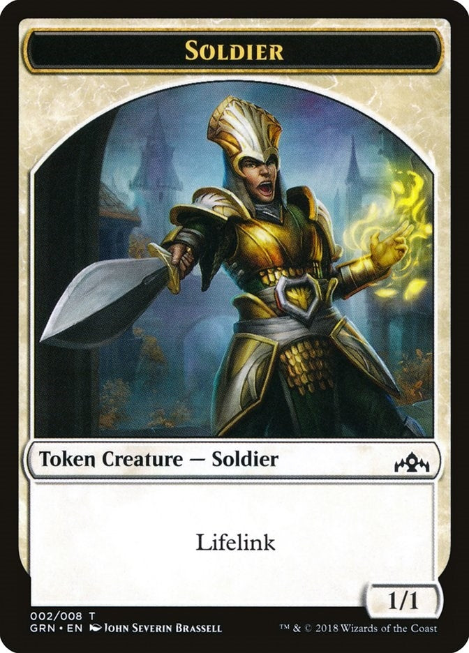 Image for Soldier Token (2) [Guilds of Ravnica]