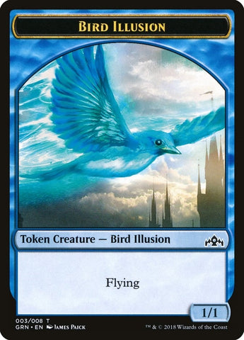 Image for Bird Illusion Token (3) [Guilds of Ravnica]