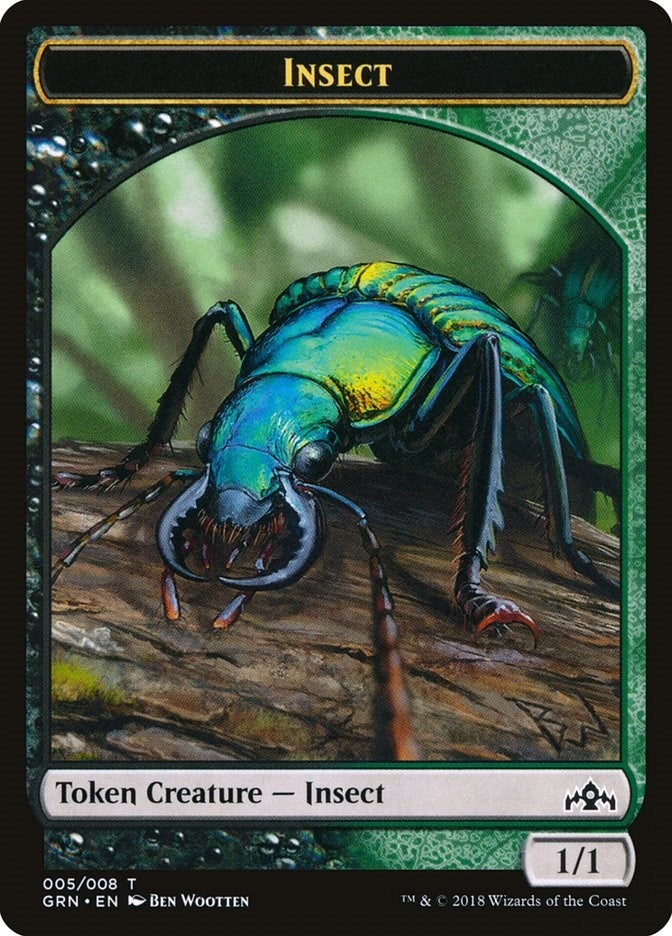 Image for Insect Token (5) [Guilds of Ravnica]