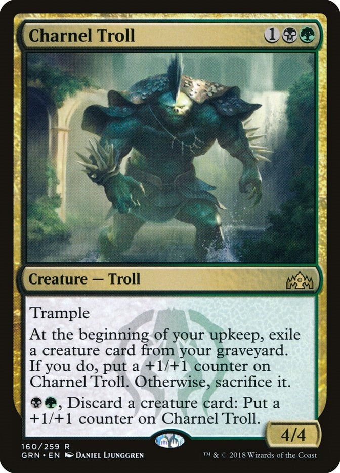 Image for Charnel Troll (160) [Guilds of Ravnica]