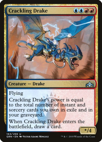 Image for Crackling Drake (163) [Guilds of Ravnica]