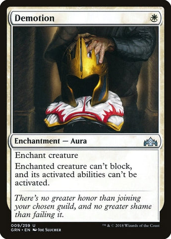 Image for Demotion (9) [Guilds of Ravnica]