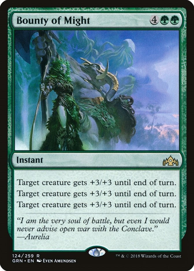 Image for Bounty of Might (124) [Guilds of Ravnica]