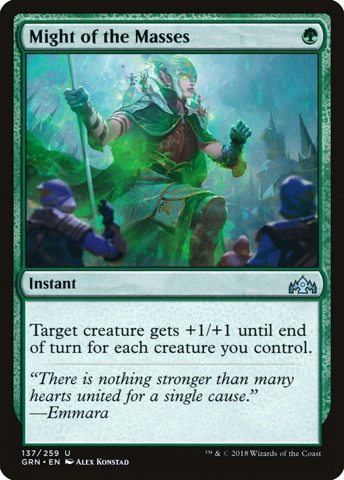 Image for Might of the Masses (137) [Guilds of Ravnica]