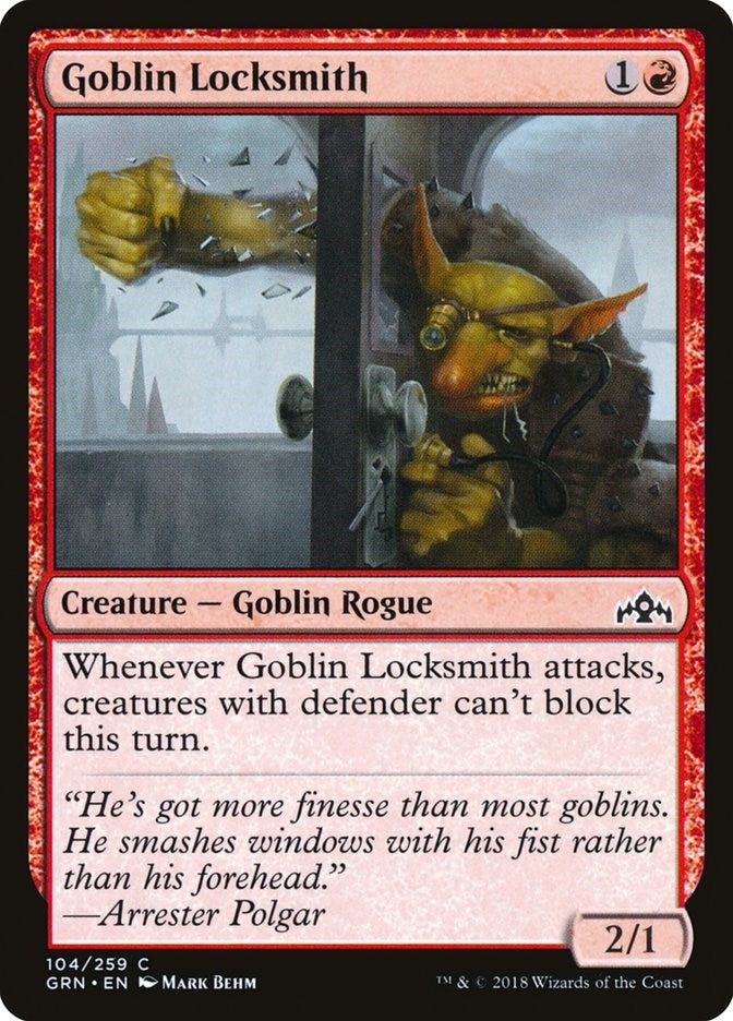 Image for Goblin Locksmith (104) [Guilds of Ravnica]