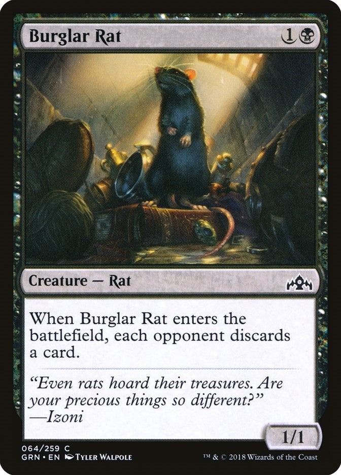 Image for Burglar Rat (64) [Guilds of Ravnica]