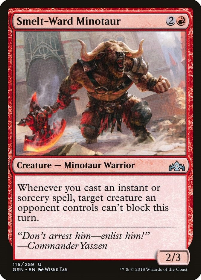 Image for Smelt-Ward Minotaur (116) [Guilds of Ravnica]