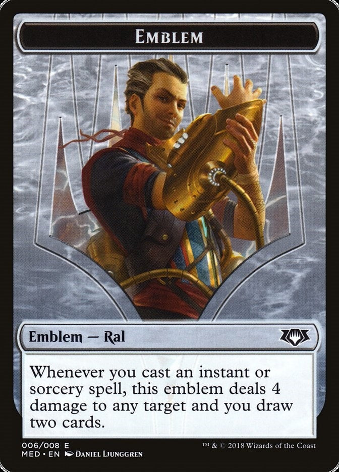 Image for Emblem - Ral, Izzet Viceroy (6) [Mythic Edition: Guilds of Ravnica]
