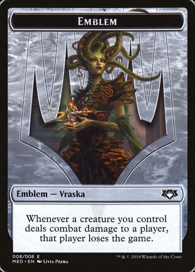 Image for Emblem - Vraska, Golgari Queen (8) [Mythic Edition: Guilds of Ravnica]