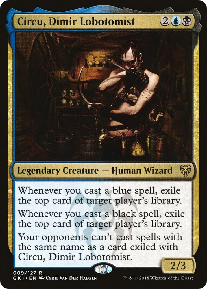 Image for Circu, Dimir Lobotomist (9) [Guilds of Ravnica: Guild Kits]