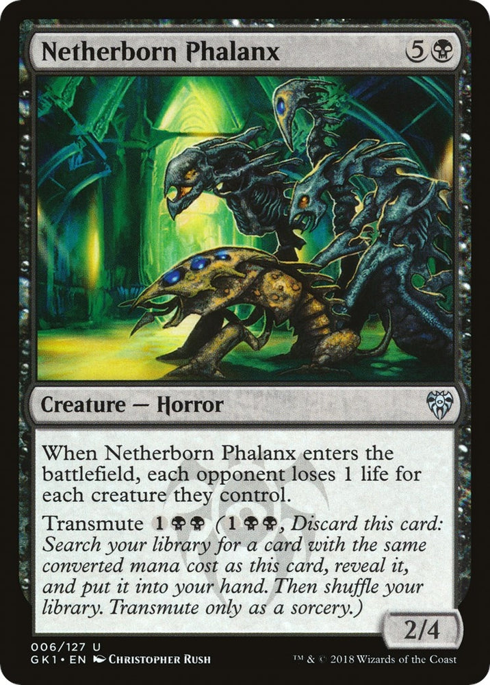 Image for Netherborn Phalanx (6) [Guilds of Ravnica: Guild Kits]
