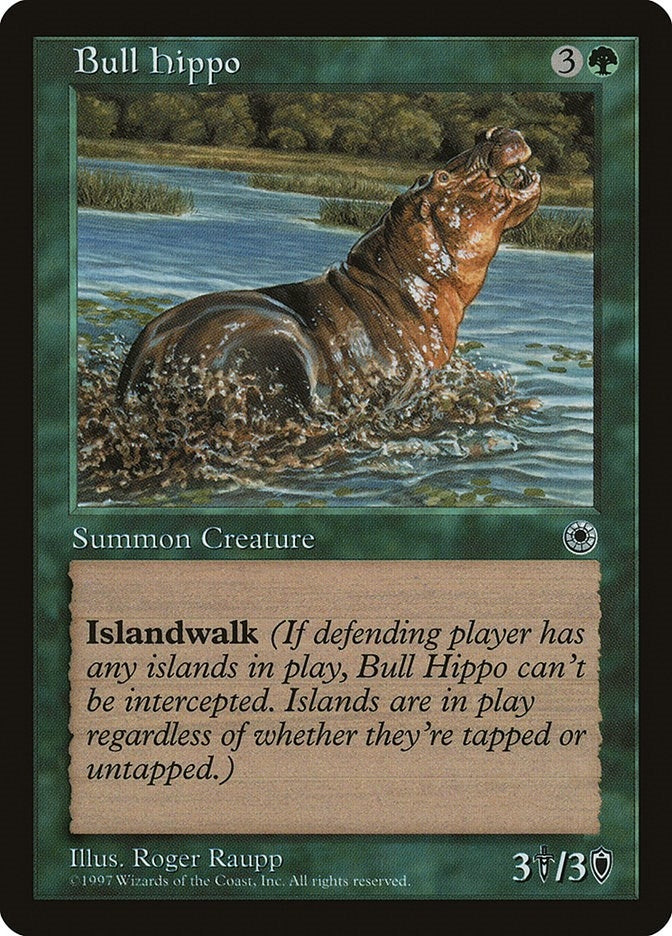 Image for Bull Hippo (Reminder Text) [Portal]