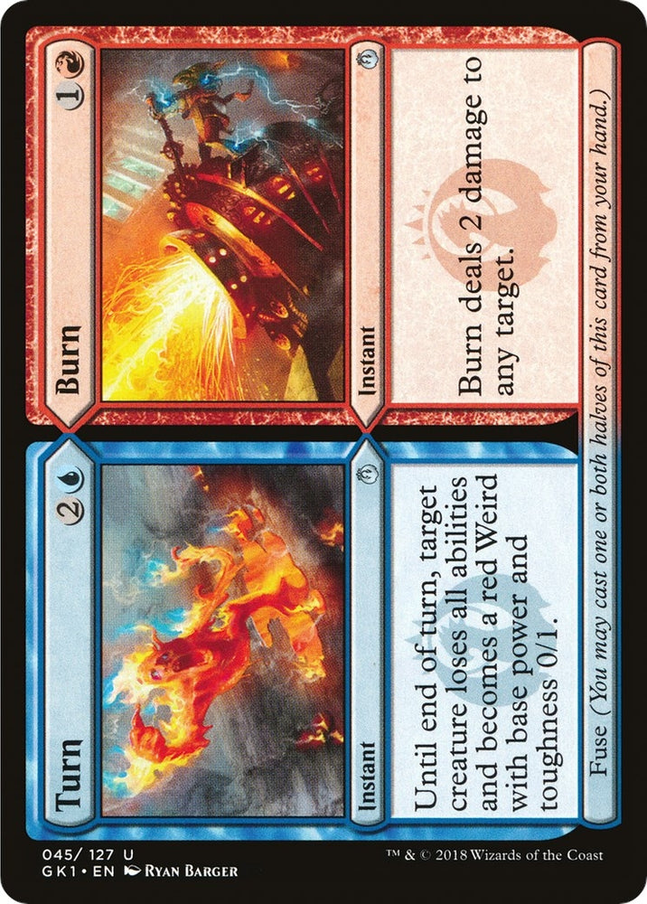 Image for Turn // Burn (45) [Guilds of Ravnica: Guild Kits]