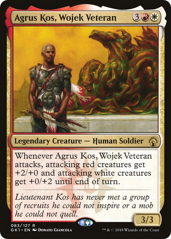 Image for Agrus Kos, Wojek Veteran (83) [Guilds of Ravnica: Guild Kits]