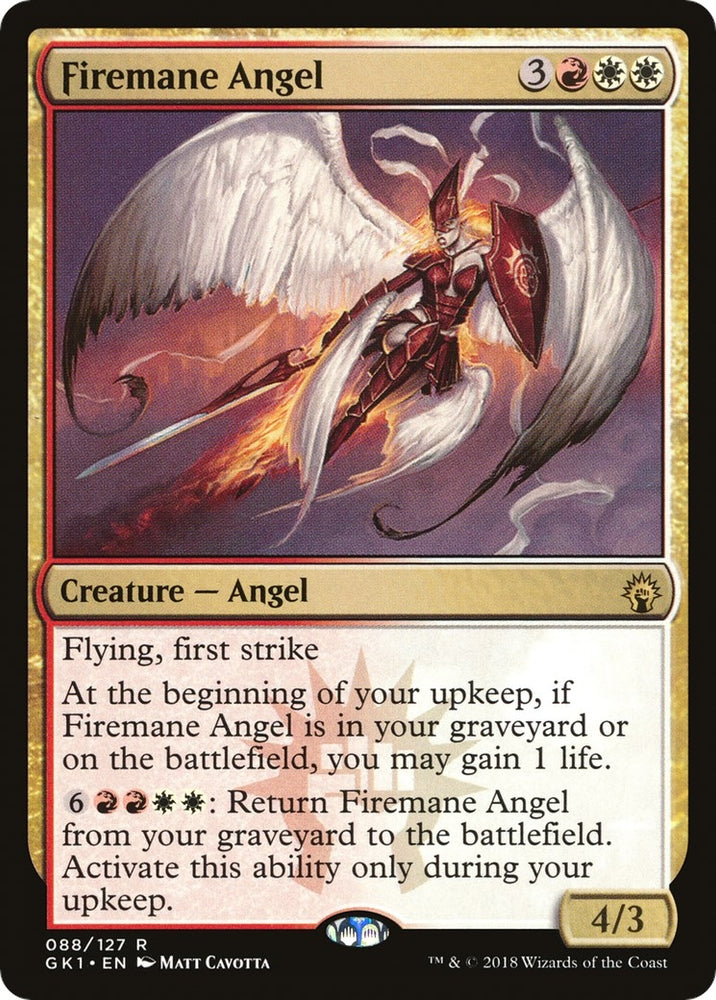 Image for Firemane Angel (88) [Guilds of Ravnica: Guild Kits]