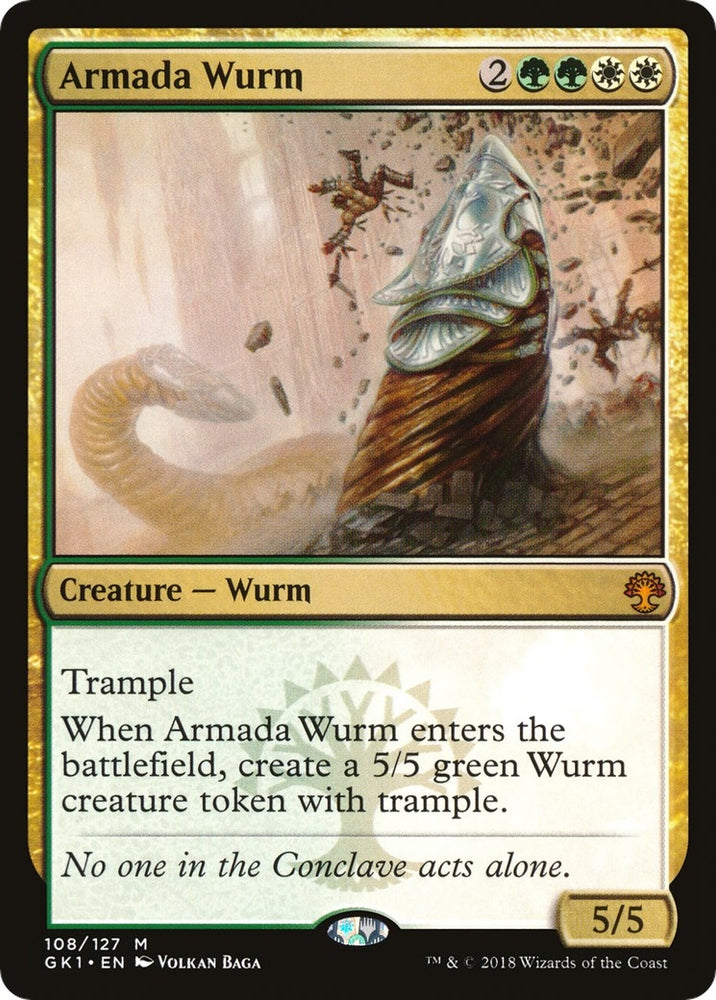 Image for Armada Wurm (108) [Guilds of Ravnica: Guild Kits]