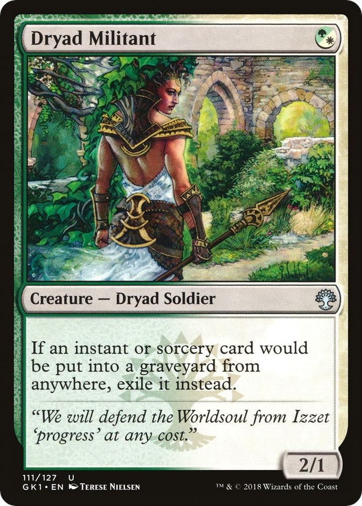 Image for Dryad Militant (111) [Guilds of Ravnica: Guild Kits]