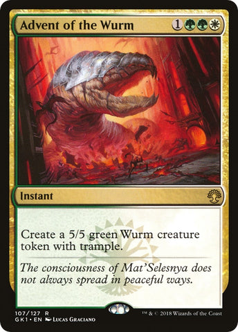 Image for Advent of the Wurm (107) [Guilds of Ravnica: Guild Kits]