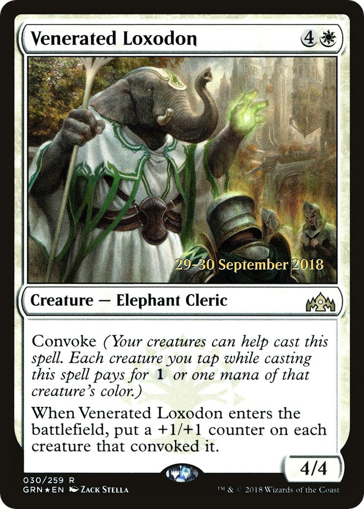 Image for Venerated Loxodon (30) [Prerelease Cards]