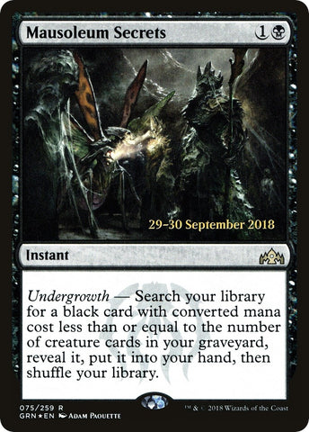 Image for Mausoleum Secrets (75) [Prerelease Cards]