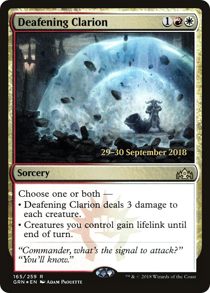 Image for Deafening Clarion (165) [Prerelease Cards]