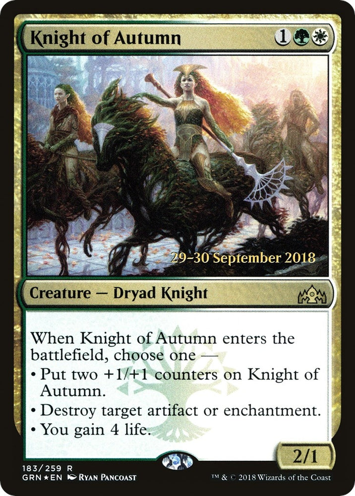 Image for Knight of Autumn (183) [Prerelease Cards]