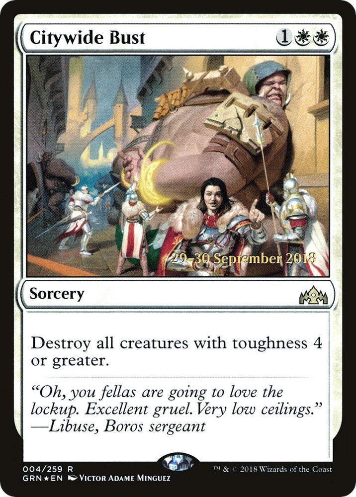 Image for Citywide Bust (4) [Prerelease Cards]
