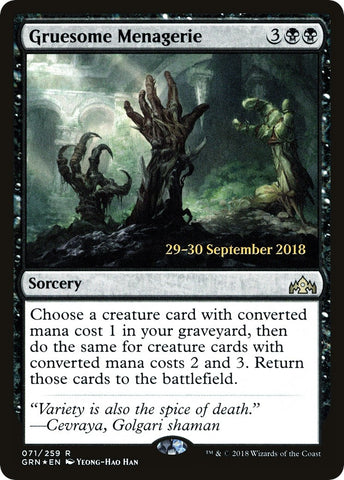 Image for Gruesome Menagerie (71) [Prerelease Cards]