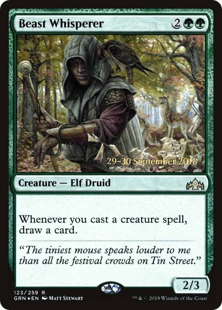 Image for Beast Whisperer (123) [Prerelease Cards]