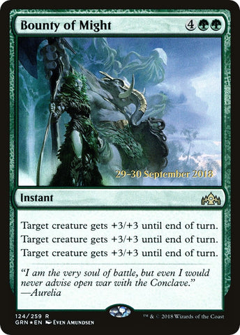 Image for Bounty of Might (124) [Prerelease Cards]