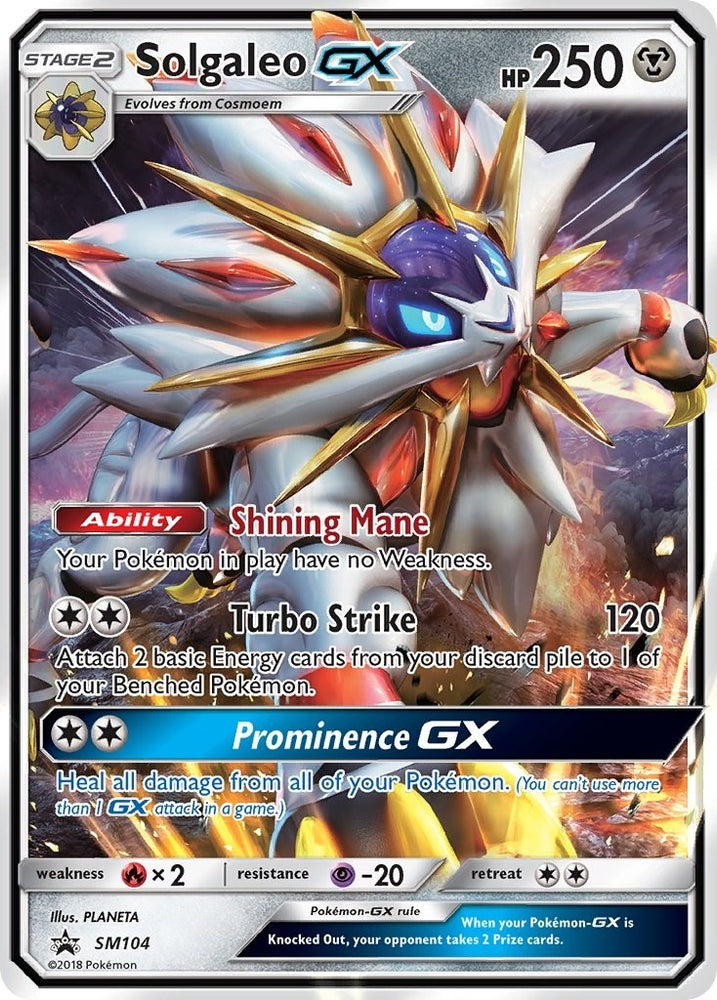 Image for Solgaleo GX - SM104 (SM104) [SM Promos]