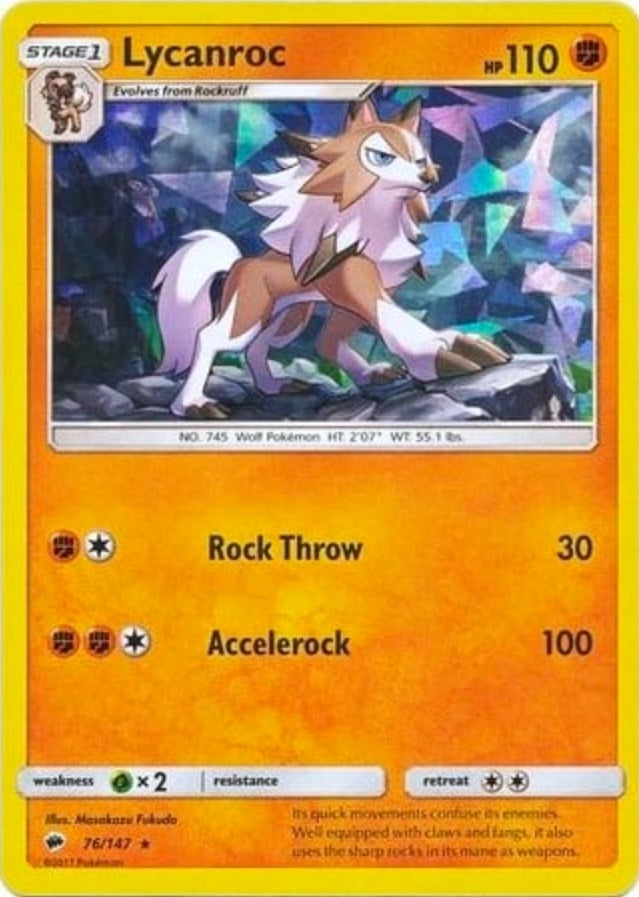 Image for Lycanroc (076/147) [Deck Exclusives]