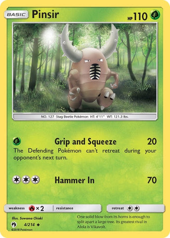 Image for Pinsir (4/214) [SM - Lost Thunder]