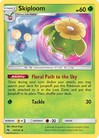 Image for Skiploom (13/214) [SM - Lost Thunder]