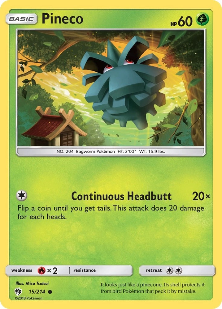 Image for Pineco (15/214) - Pokemon