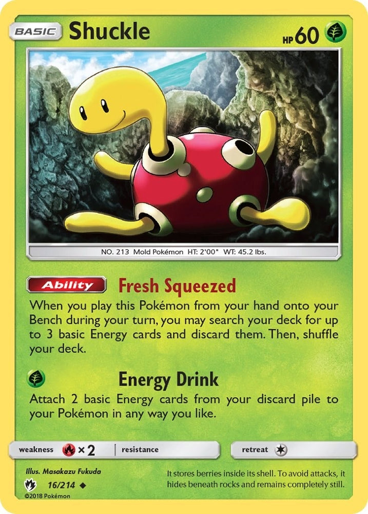 Image for Shuckle (16/214) [SM - Lost Thunder]