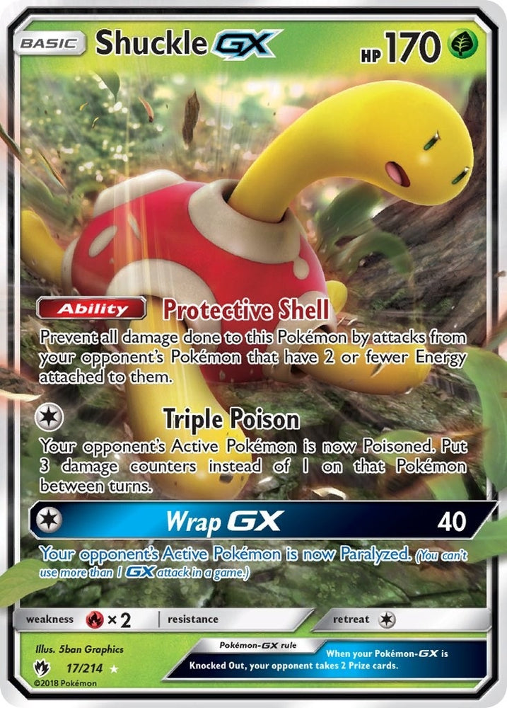 Image for Shuckle GX (17/214) - Pokemon