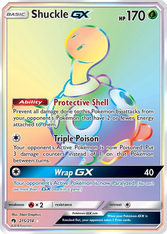 Image for Shuckle GX (Secret) (215/214) [SM - Lost Thunder]