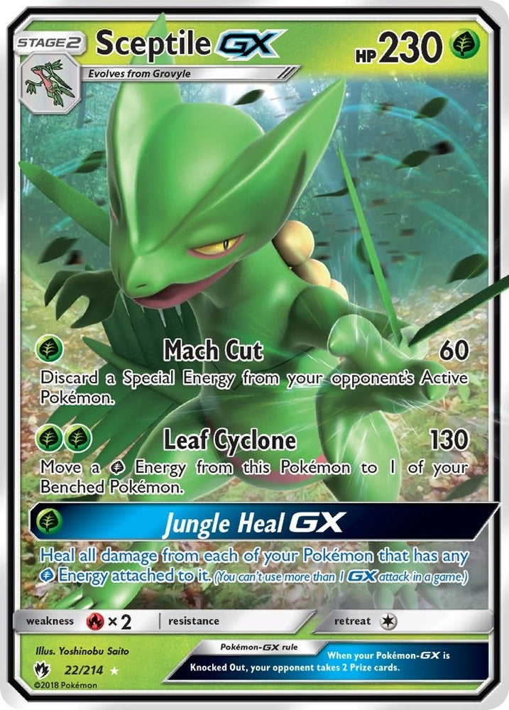 Image for Sceptile GX (22/214) [SM - Lost Thunder]