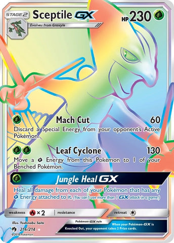 Image for Sceptile GX (Secret) (216/214) [SM - Lost Thunder]