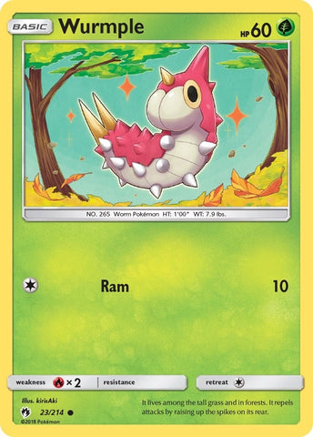 Image for Wurmple (23) (23/214) [SM - Lost Thunder]