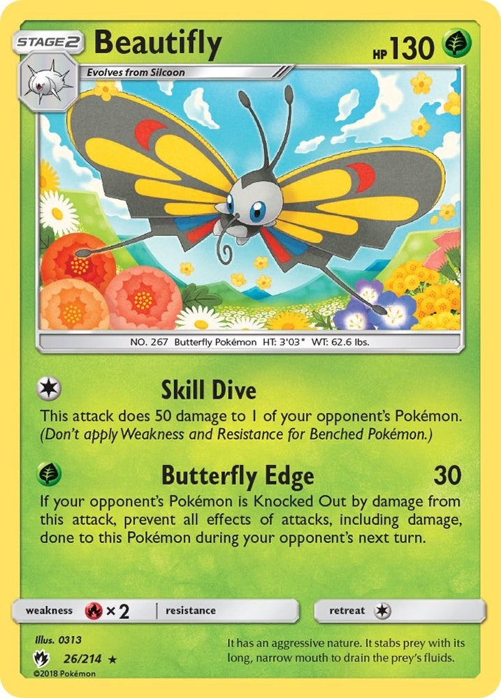 Image for Beautifly (26/214) [SM - Lost Thunder]