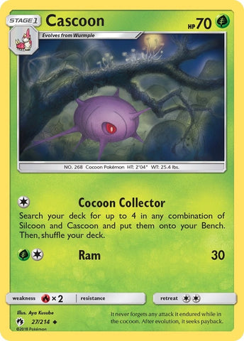 Image for Cascoon (27/214) [SM - Lost Thunder]