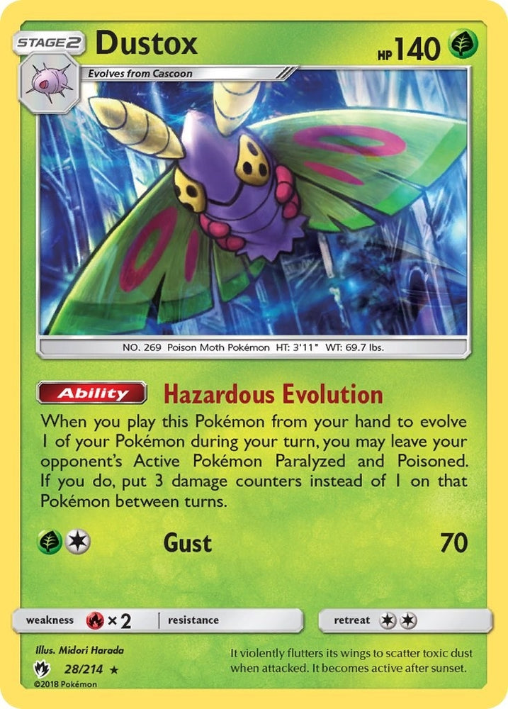 Image for Dustox (28/214) [SM - Lost Thunder]