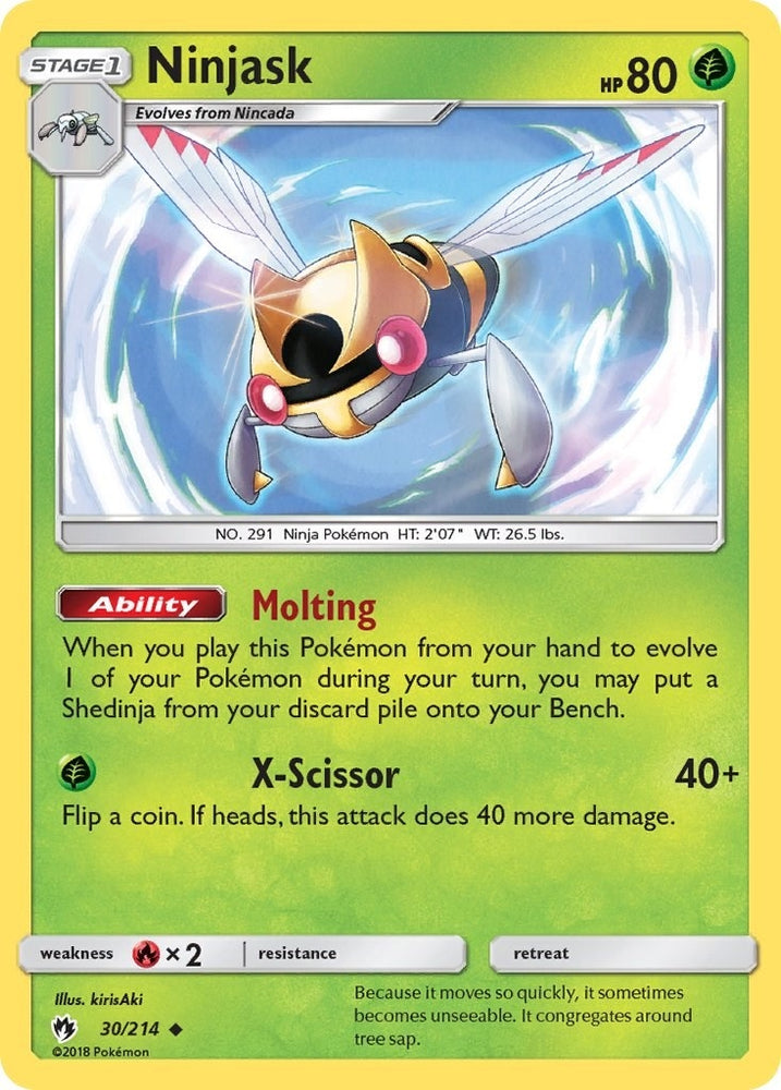 Image for Ninjask (30/214) [SM - Lost Thunder]