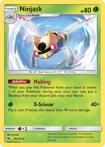 Image for Ninjask (30/214) [SM - Lost Thunder]