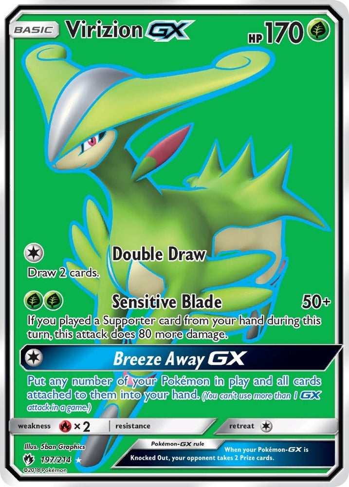 Image for Virizion GX (Full Art) (197/214) - Pokemon